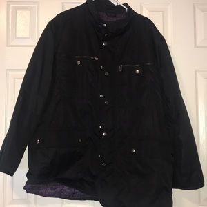 Pronto Uomo water proof jacket for over a suit.